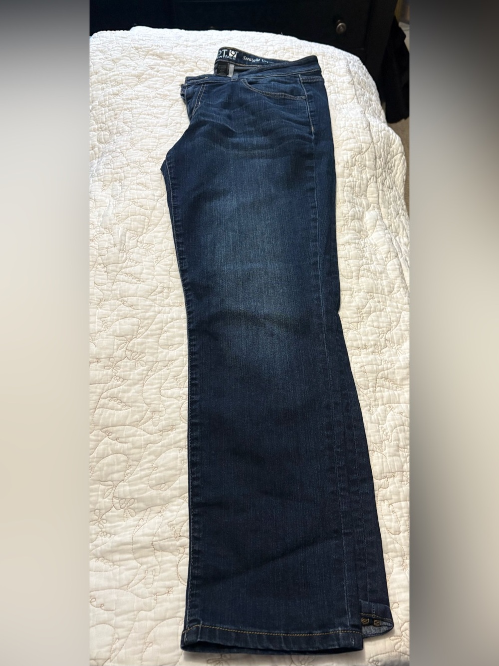 APT 9 Indigo Straight-Leg Women's Capris